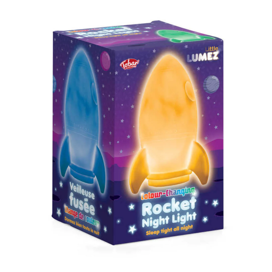Lumez Colour Changing Rocket Night Light